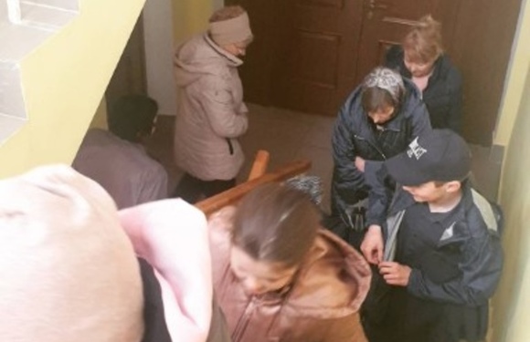 Провели тренировочную эвакуацию в случае возникновения пожара!