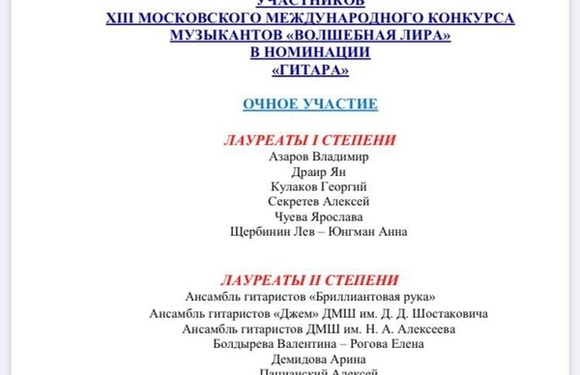 А вот итоги выступления Болдыревой Валентины и Роговой Елены!