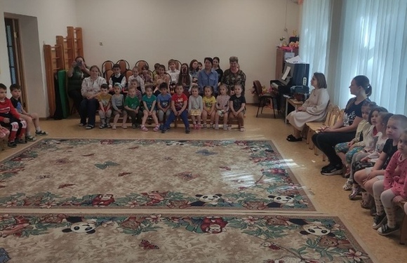 Сегодня выступали в детском саду #11 на Щорса