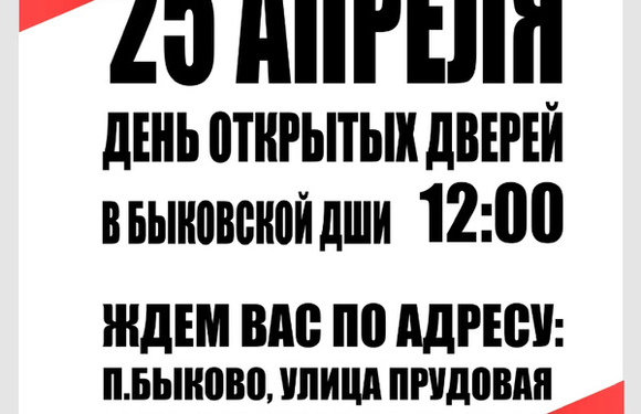 День открытых дверей в Быковской ДШИ! 