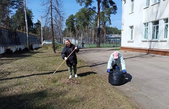 Быковская ДШИ на субботнике
