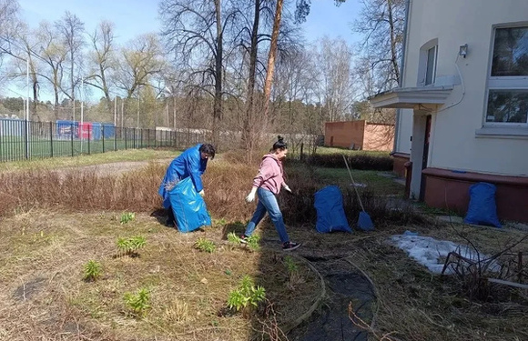 Быковская ДШИ на субботнике