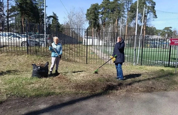 Быковская ДШИ на субботнике