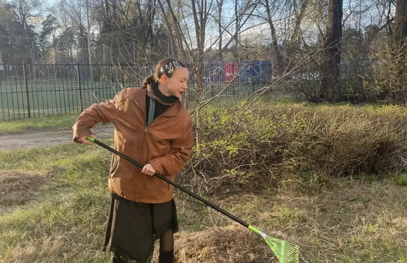 Быковская ДШИ на субботнике